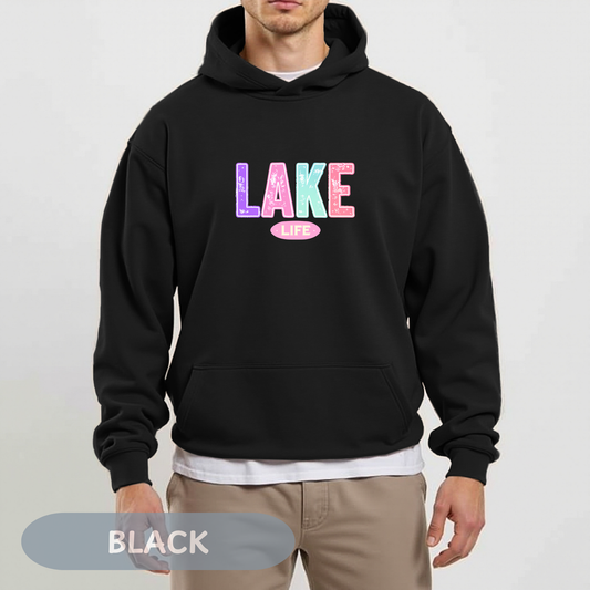 Lake Life Hoodie, Lake Bum Sweatshirt, Lake Vibes, Camping Hoodie, Lake House Gift, Nature Hoodie, Lake Vacation