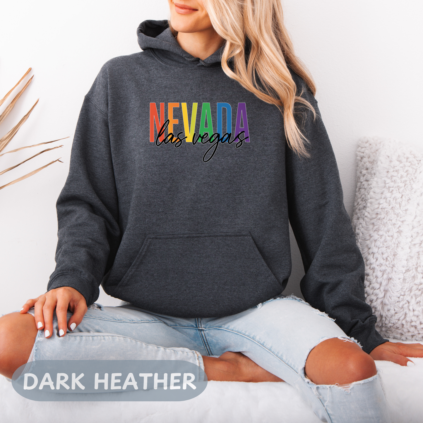 Pride Month Las Vegas Nevada Hoodie, Bisexual Pride Sweatshirt, Transgender Hoodie, Queer Shirt, LGBT Apparel