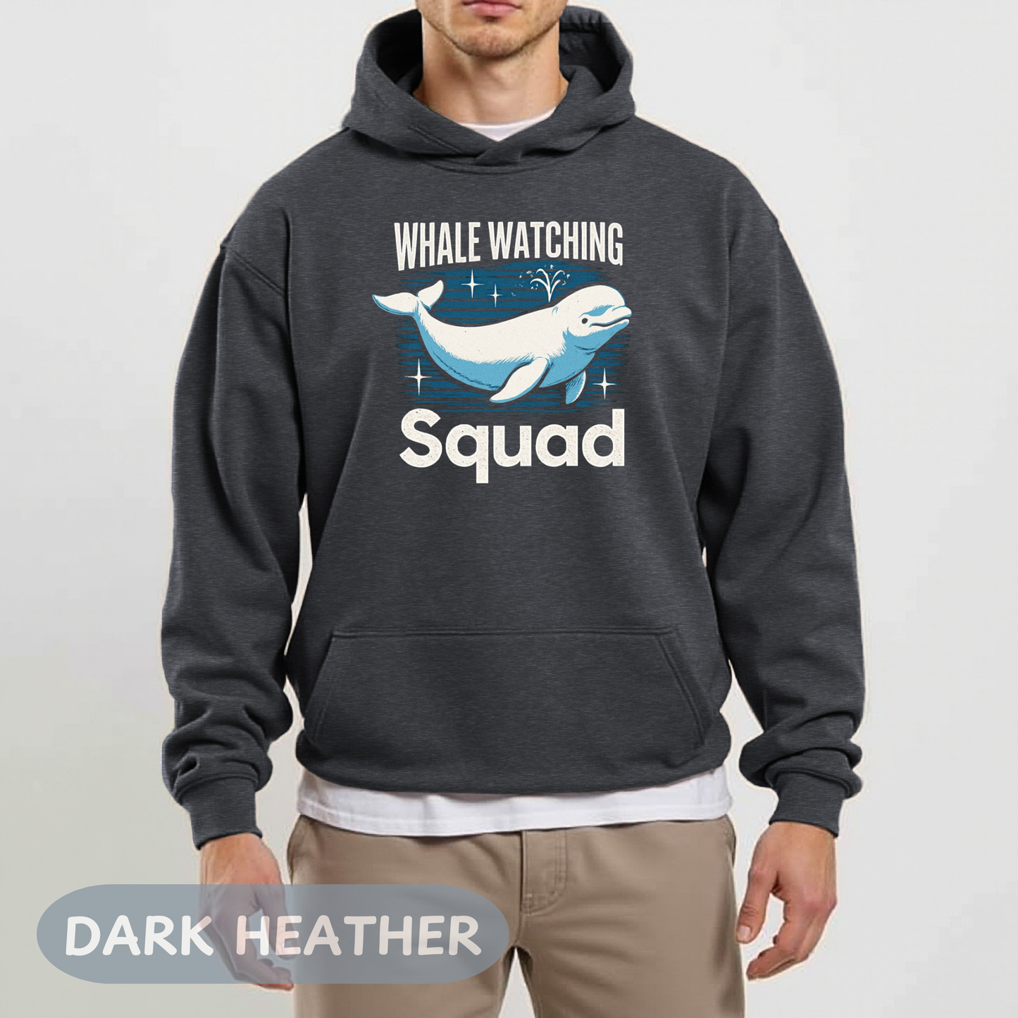 Whale Watching Squad Hoodie, Blue Whale Shirt, Beluga Whale, Maui Excursion, Alaskan Cruise, Whale Gift