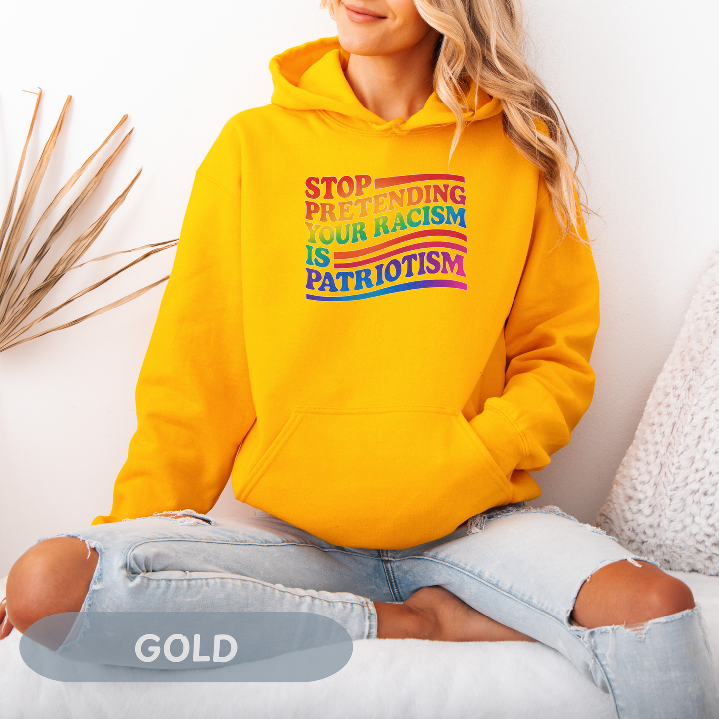 Pride Month Unisex Hooded Hoodie, Pride Month Hoodie, Stop Racism Hoodie, LGBT Hoodie, Queer Hoodie, Bisexual Pride