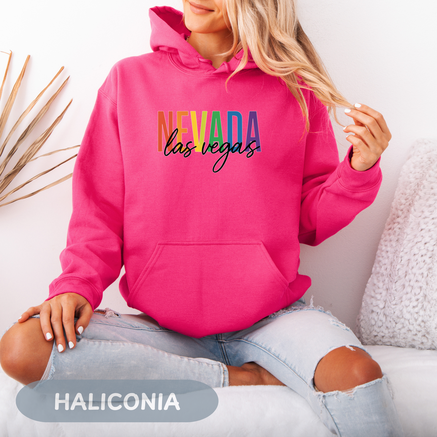 Pride Month Las Vegas Nevada Hoodie, Bisexual Pride Sweatshirt, Transgender Hoodie, Queer Shirt, LGBT Apparel