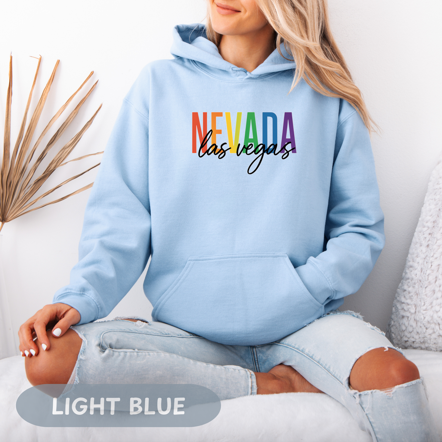 Pride Month Las Vegas Nevada Hoodie, Bisexual Pride Sweatshirt, Transgender Hoodie, Queer Shirt, LGBT Apparel