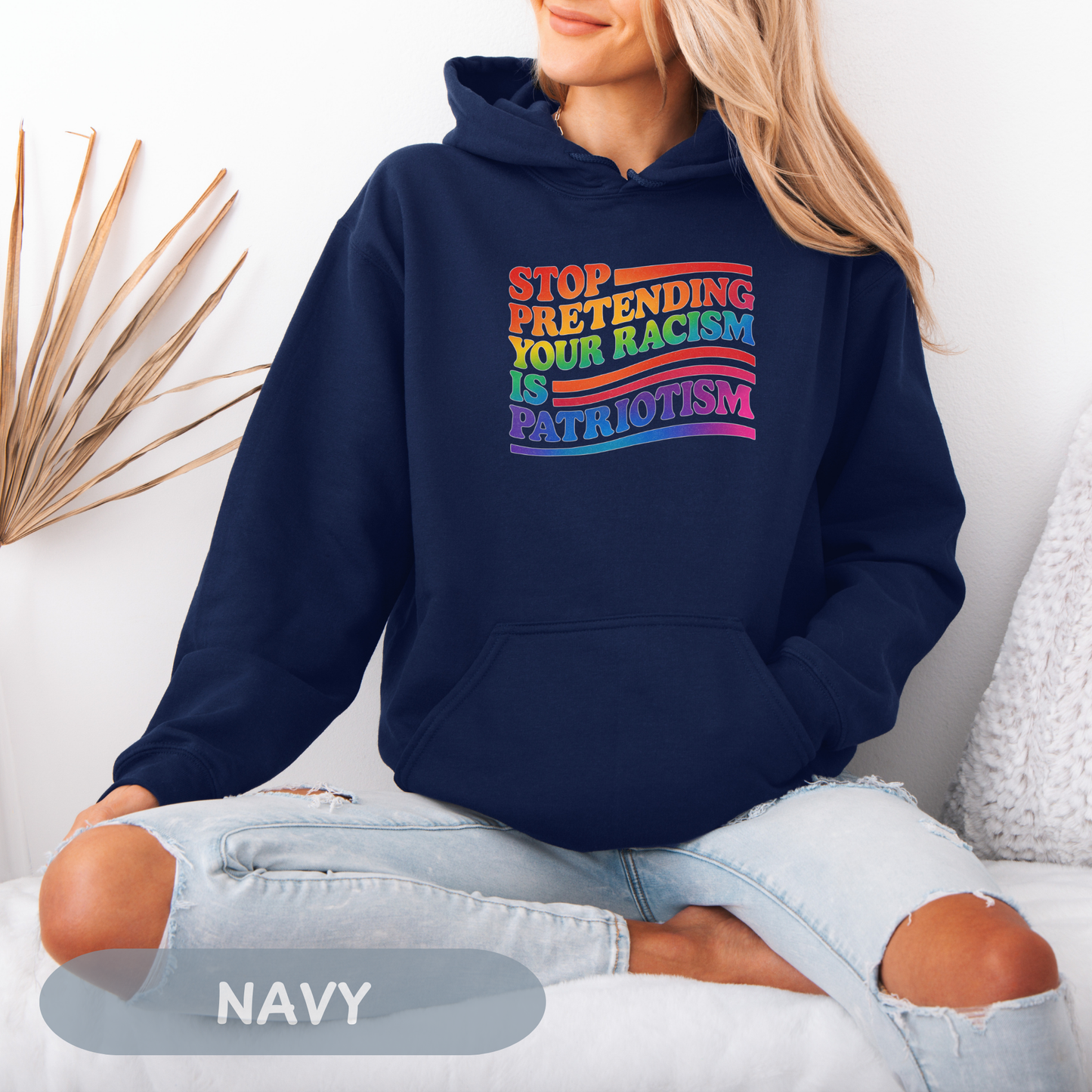 Pride Month Unisex Hooded Hoodie, Pride Month Hoodie, Stop Racism Hoodie, LGBT Hoodie, Queer Hoodie, Bisexual Pride