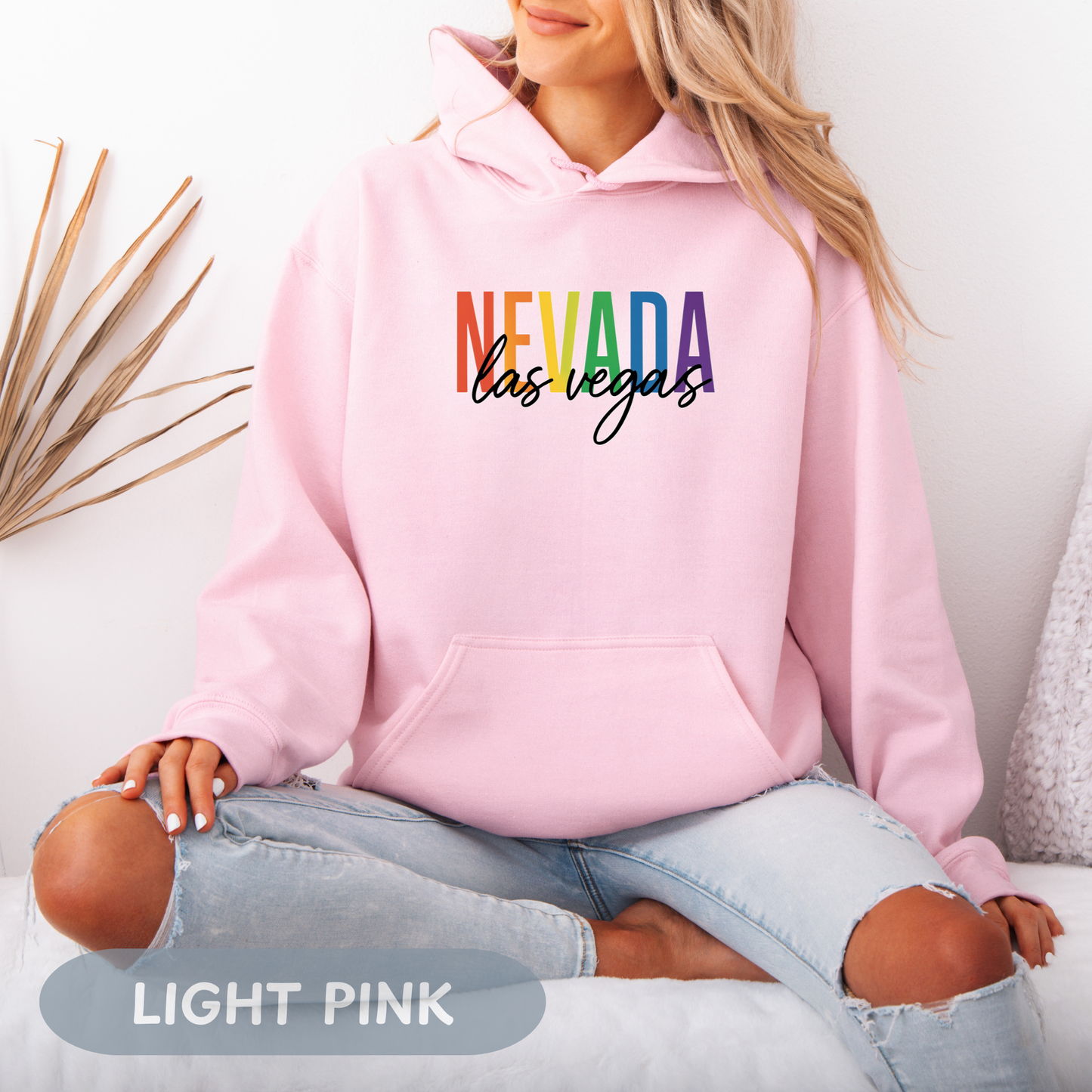 Pride Month Las Vegas Nevada Hoodie, Bisexual Pride Sweatshirt, Transgender Hoodie, Queer Shirt, LGBT Apparel