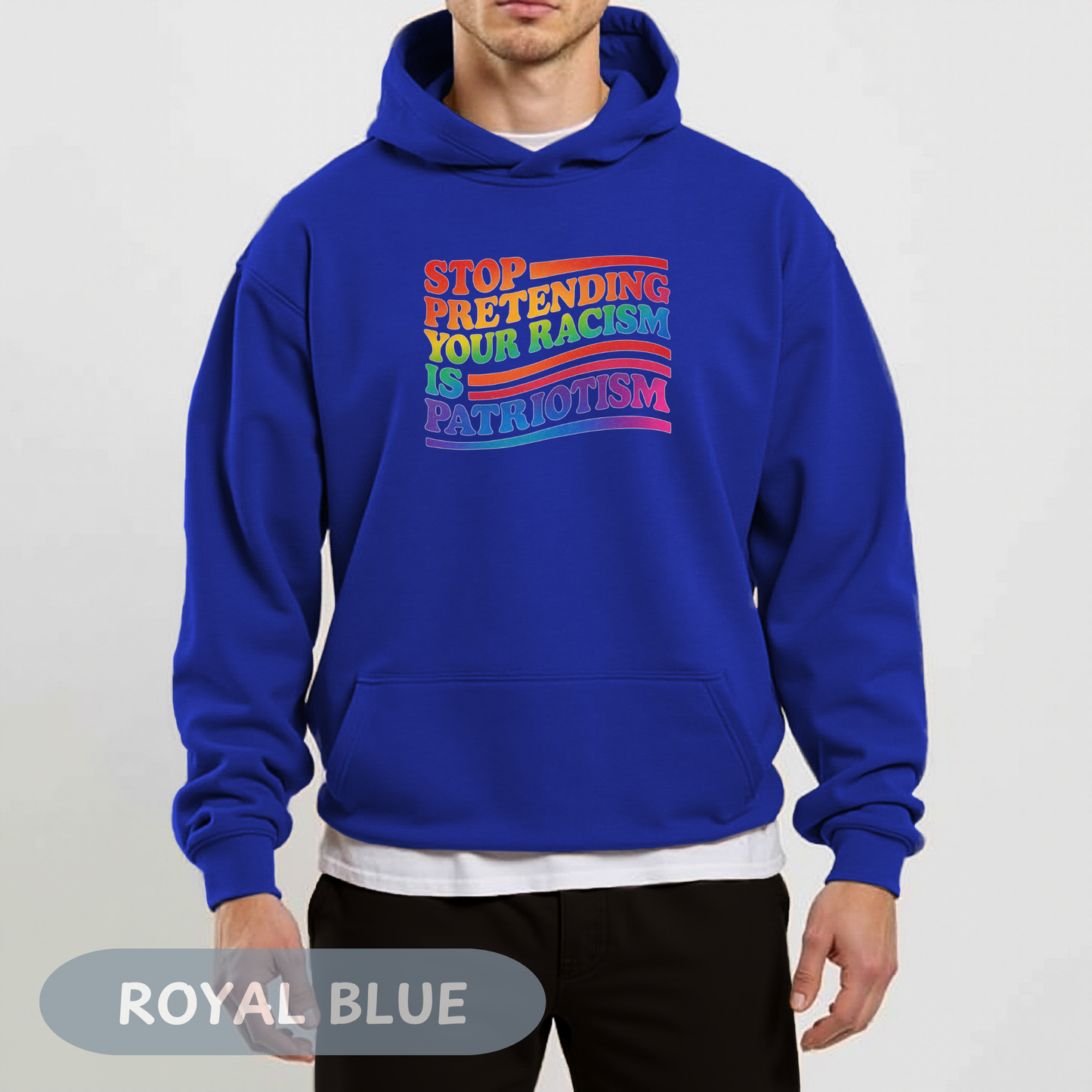 Pride Month Unisex Hooded Hoodie, Pride Month Hoodie, Stop Racism Hoodie, LGBT Hoodie, Queer Hoodie, Bisexual Pride