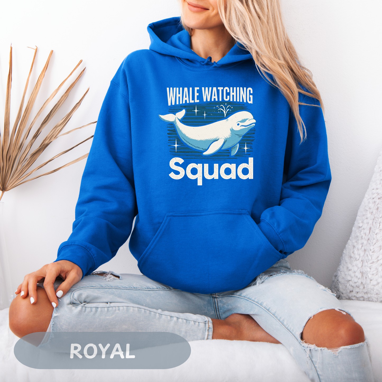Whale Watching Squad Hoodie, Blue Whale Shirt, Beluga Whale, Maui Excursion, Alaskan Cruise, Whale Gift
