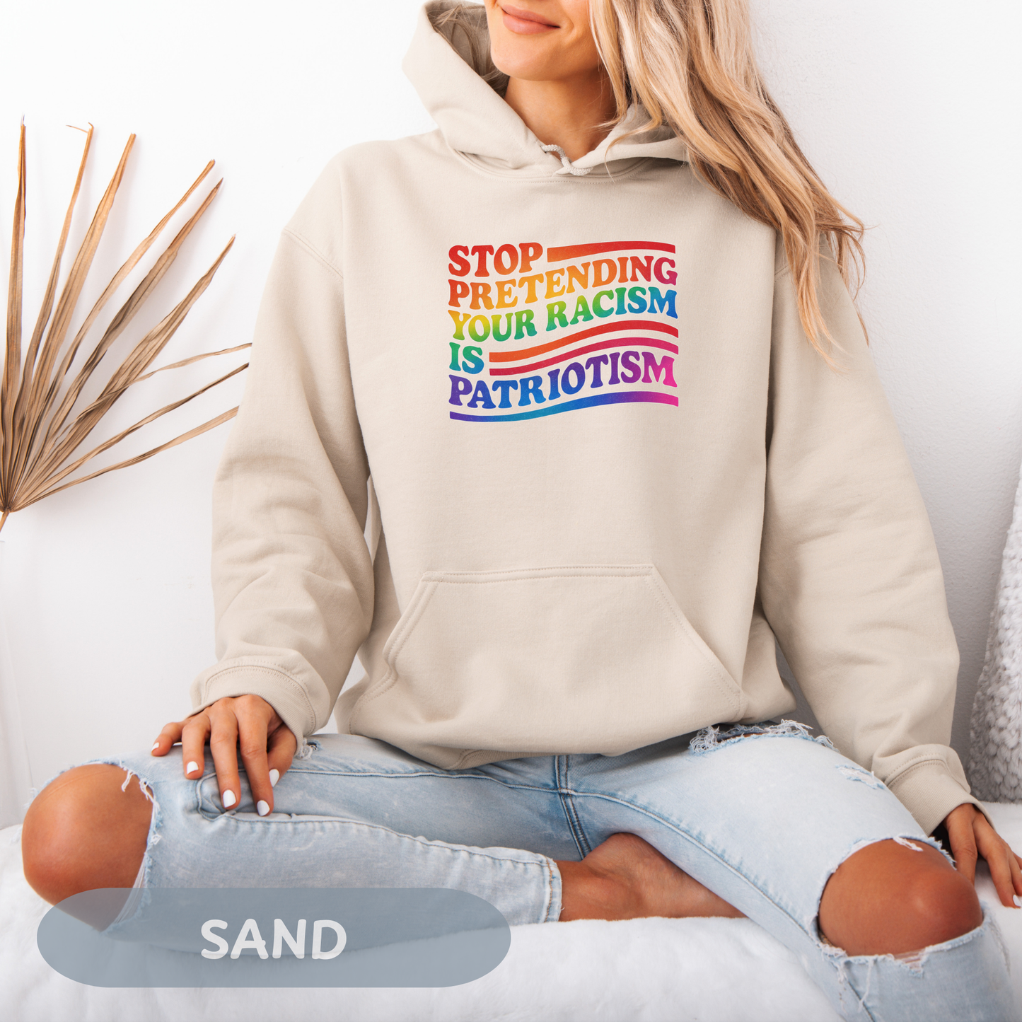 Pride Month Unisex Hooded Hoodie, Pride Month Hoodie, Stop Racism Hoodie, LGBT Hoodie, Queer Hoodie, Bisexual Pride