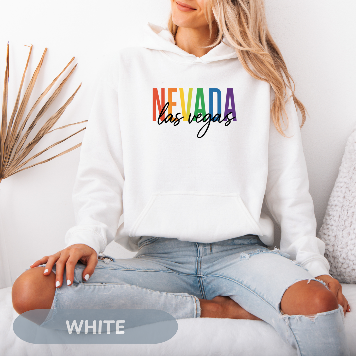 Pride Month Las Vegas Nevada Hoodie, Bisexual Pride Sweatshirt, Transgender Hoodie, Queer Shirt, LGBT Apparel