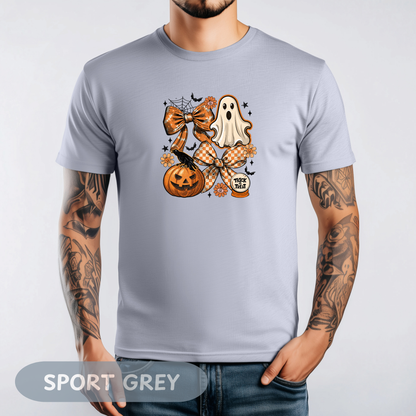 Vintage Coquette Halloween Tee, Halloween Shirt, Fall Pumpkin Tshirt