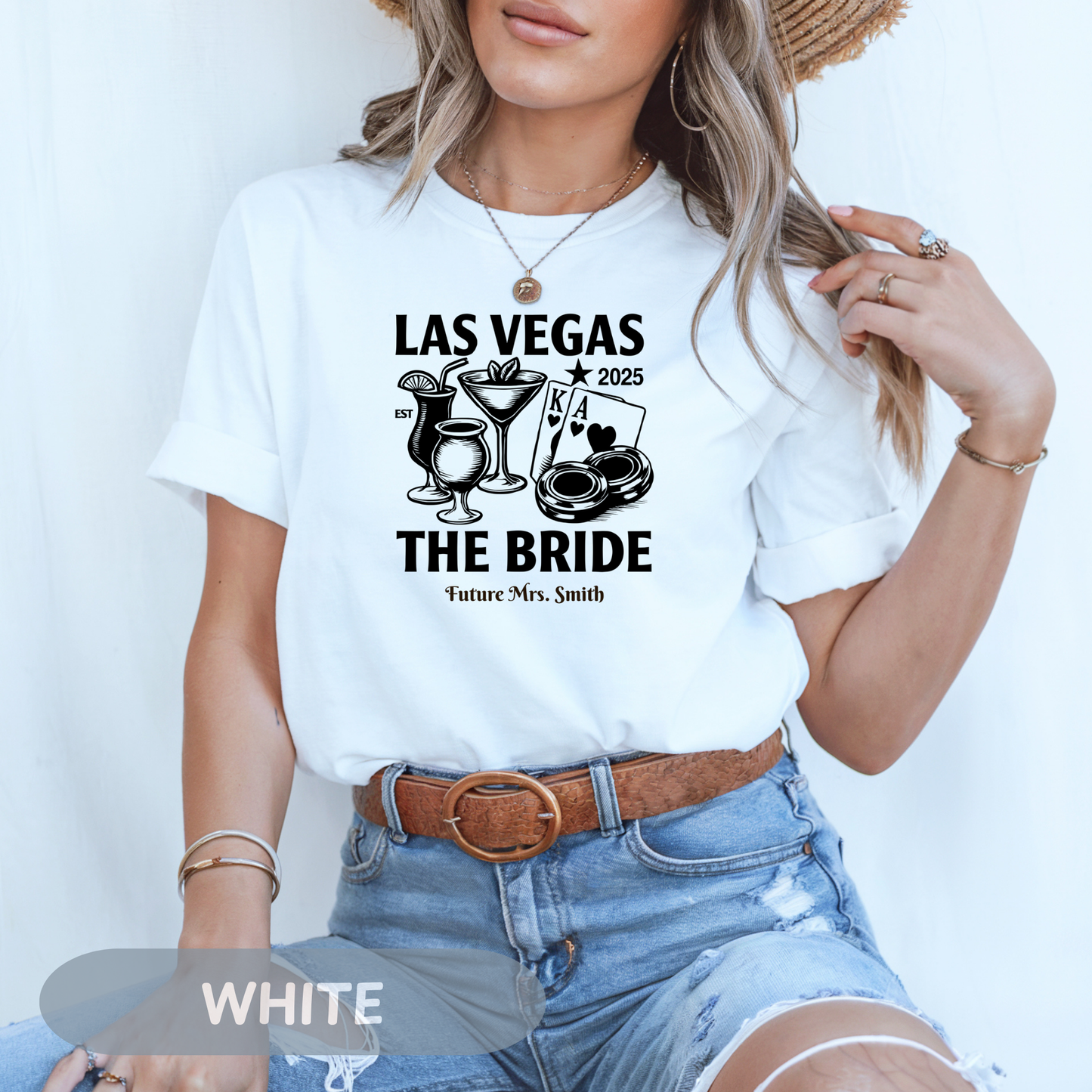 Las Vegas Bride Shirt, Going to the Chapel, Vegas Wedding, Bride Tribe Shirt, Bachelorette Party, Lucky in Love