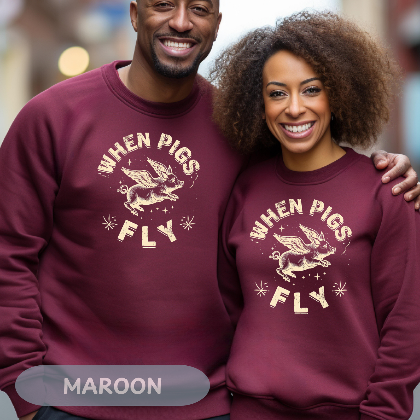 When Pigs Fly Sweatshirt, Flying Pig Shirt, Pigs With Wings, I Love Pigs, Pig Lover Gift, Cute Pig Shirt, Pig T-Shirt