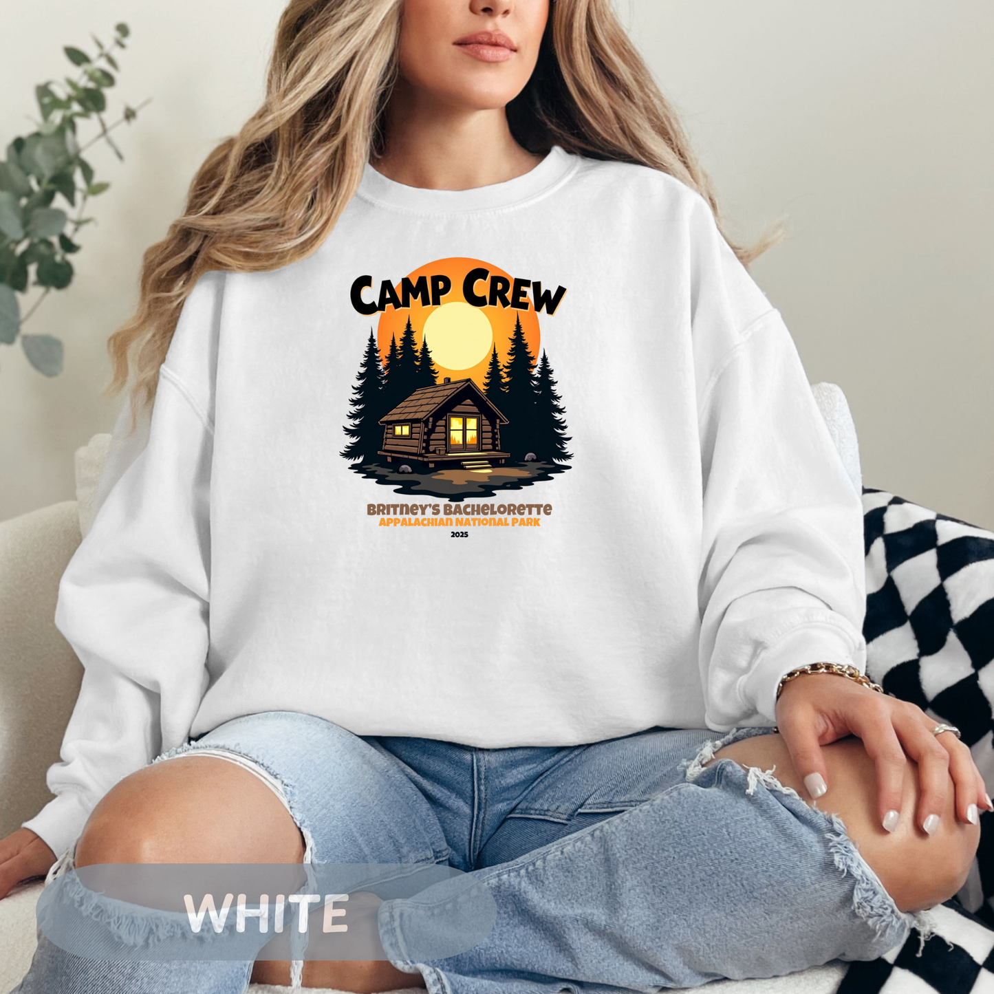 Camp Bachelorette Sweatshirt, Personalized Bridal Party Sweatshirt, Girls Gone Mild, Team Bride, Bride Squad, Custom Bach