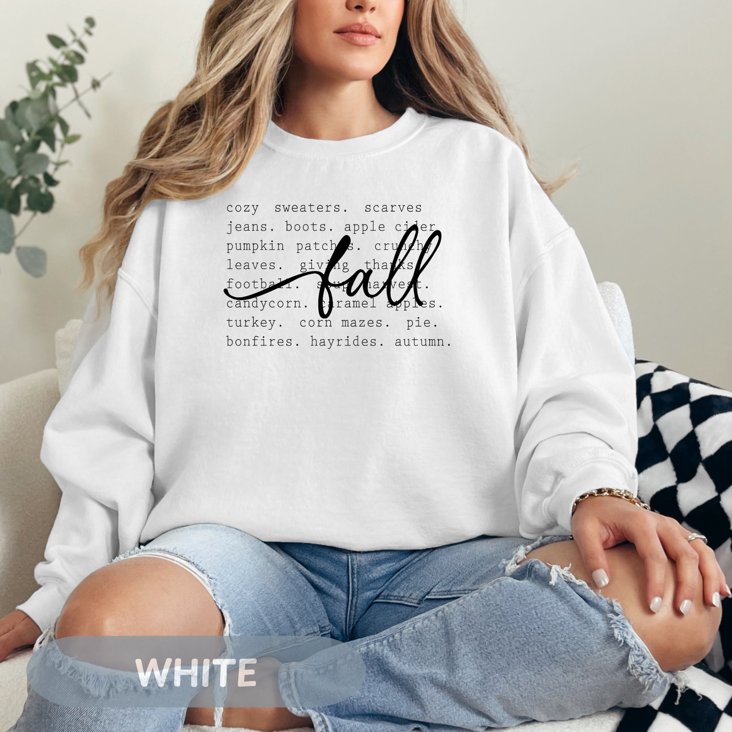 Cozy Fall Sweatshirt, Cozy Fall Sweater, Sweater Weather, Happy Fall