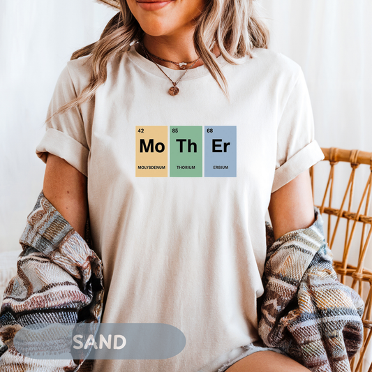 Periodic Table Mother Shirt, Science Mom Shirt, Funny Science Shirt, Motherhood Tee, Chemistry Teacher Gift