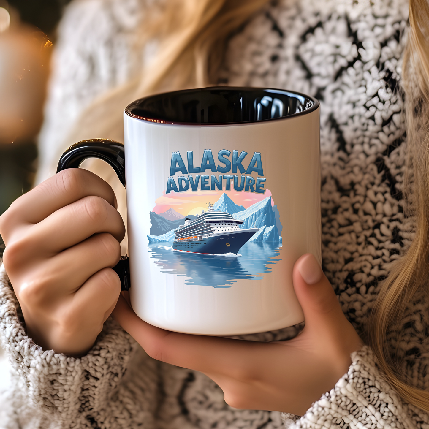 Alaska Adventure Coffee Mug, Alaska Family Trip Souvenir, Alaskan Cruise Gift, Travel Mode Mug, Cruise Birthday