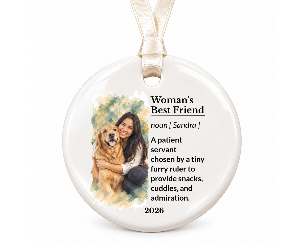 Personalized Cat Mom Ornament, Personalized Cat Ornament, Cat Mom Gift, Personalized Christmas Ornament, Personalized Pet Ornament