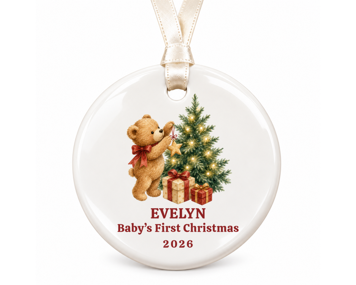 Personalized Cat Mom Ornament, Personalized Cat Ornament, Cat Mom Gift, Personalized Christmas Ornament, Personalized Pet Ornament