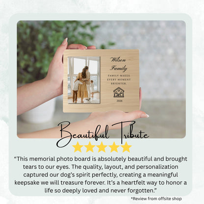 Family Gift, Personalized Family Photo Board, Custom Family Picture Board, Memory Photo Board, Family Keepsake Personalized Photo Gift personalized photo board — image 8 of 13
