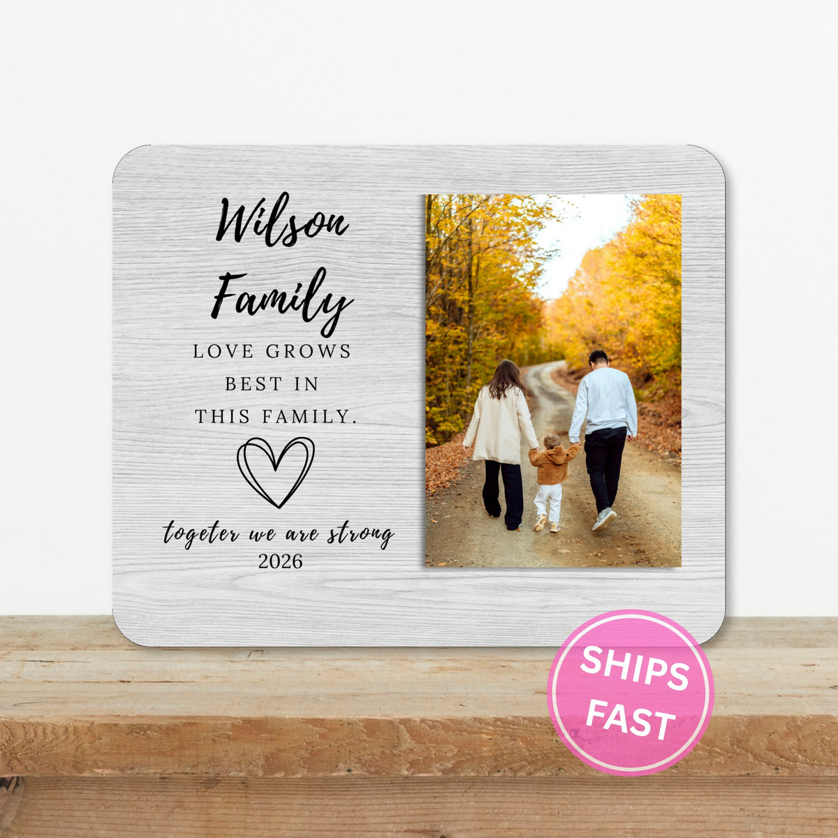 Family Keepsake, Personalized Family Photo Board, Custom Family Picture Board, Photo Gift, Family Keepsake Personalized Photo Gift personalized photo board — image 2 of 13
