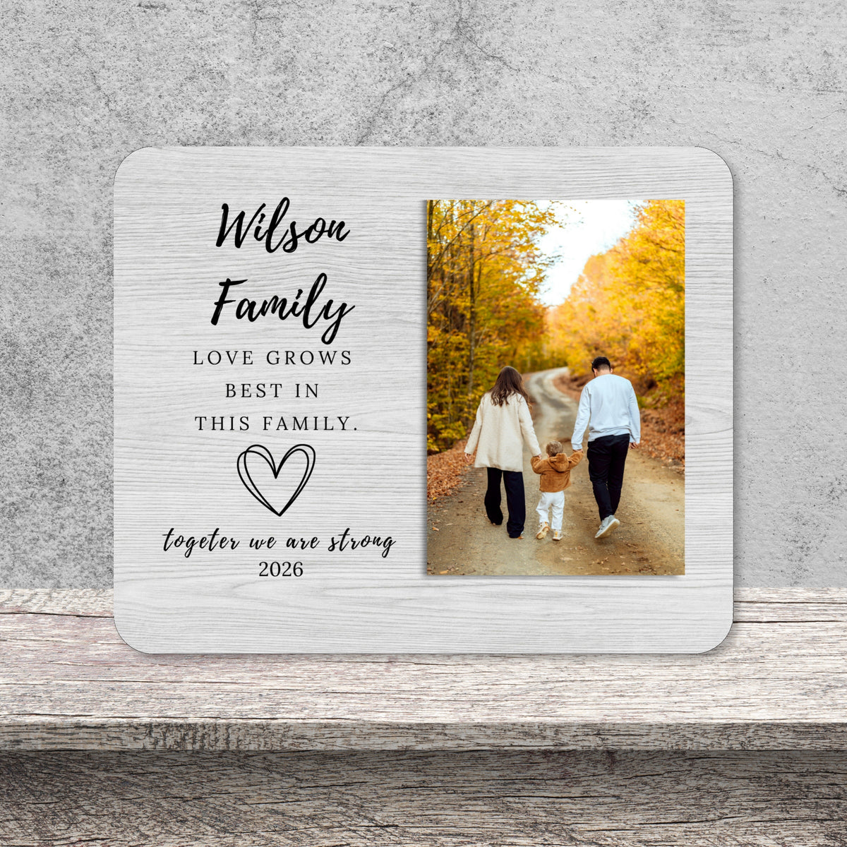 Family Keepsake, Personalized Family Photo Board, Custom Family Picture Board, Photo Gift, Family Keepsake Personalized Photo Gift personalized photo board — image 10 of 13