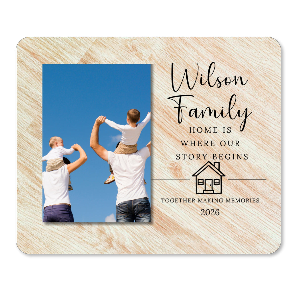 Photo Keepsake Gift, Personalized Family Photo Board, Custom Family Picture Board, Picture Keepsake, Family Keepsake Personalized Photo Gift personalized photo board — image 1 of 13