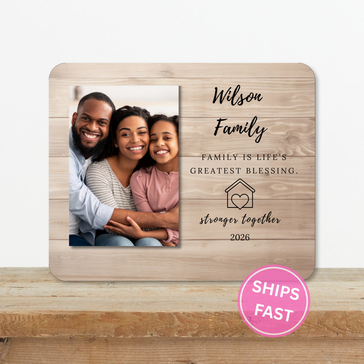 Memory Gift, Personalized Family Photo Board, Custom Family Picture Board, Photo Keepsake Gift, Family Keepsake Personalized Photo Gift personalized photo board — image 2 of 13