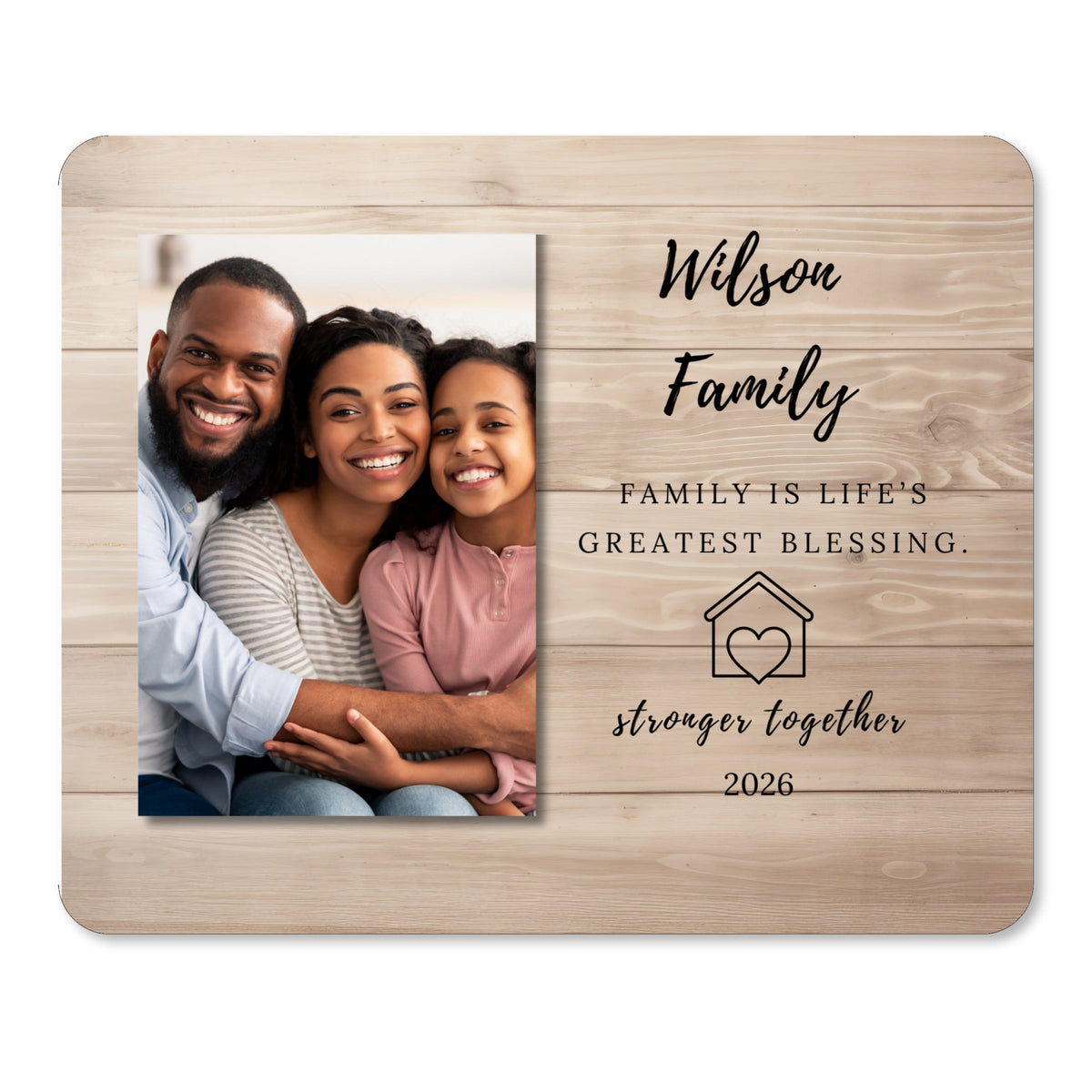 Memory Gift, Personalized Family Photo Board, Custom Family Picture Board, Photo Keepsake Gift, Family Keepsake Personalized Photo Gift personalized photo board — image 1 of 13