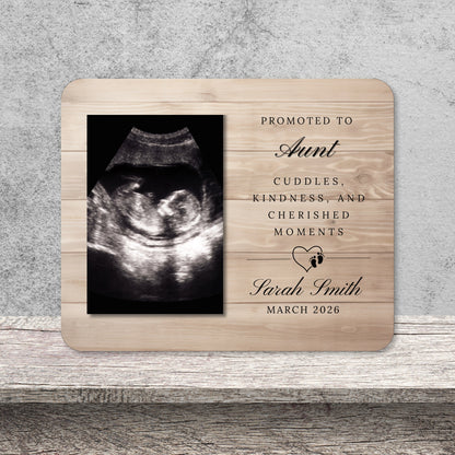 Pregnancy Gift, Personalized Aunt Photo Board, Custom Aunt Picture Board, Baby Reveal Keepsake, New Baby Gift Personalized Photo Gift personalized photo board — image 13 of 13