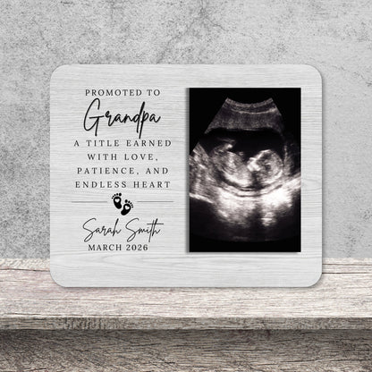 Pregnancy Gift, Personalized Grandpa Photo Board, Custom Grandpa Picture Board, Baby Reveal Keepsake, New Baby Gift Personalized Photo Gift personalized photo board — image 10 of 13