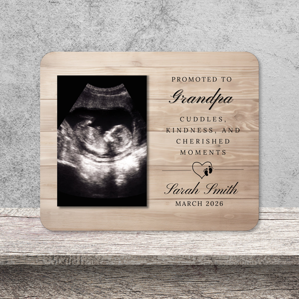 Pregnancy Gift, Personalized Grandpa Photo Board, Custom Grandpa Picture Board, Baby Reveal Keepsake, New Baby Gift Personalized Photo Gift personalized photo board — image 13 of 13