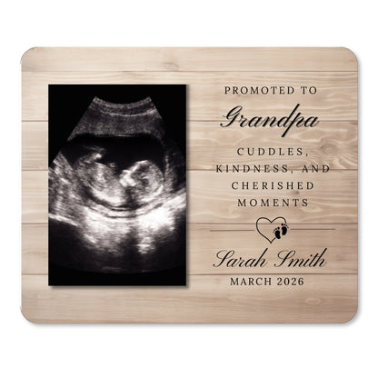 Pregnancy Gift, Personalized Grandpa Photo Board, Custom Grandpa Picture Board, Baby Reveal Keepsake, New Baby Gift Personalized Photo Gift personalized photo board — image 1 of 13
