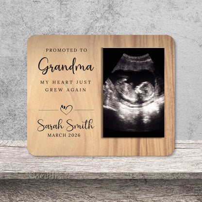 Custom Parent Gift Photo Board, Custom 5x7 Picture Frame Gift, Personalized Family Keepsake Decor, Rustic Farmhouse Tabletop Display personalized photo board — image 12 of 13