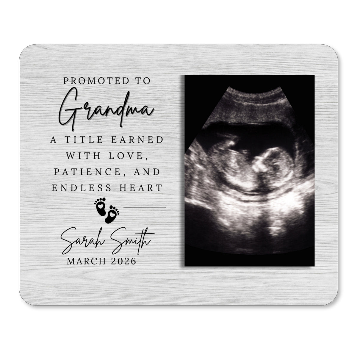 Pregnancy Gift, Personalized Grandma Photo Board, Custom Grandma Picture Board, Baby Reveal Keepsake, New Baby Gift Personalized Photo Gift personalized photo board — image 1 of 13