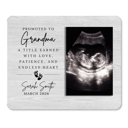 Pregnancy Gift, Personalized Grandma Photo Board, Custom Grandma Picture Board, Baby Reveal Keepsake, New Baby Gift Personalized Photo Gift personalized photo board — image 1 of 13