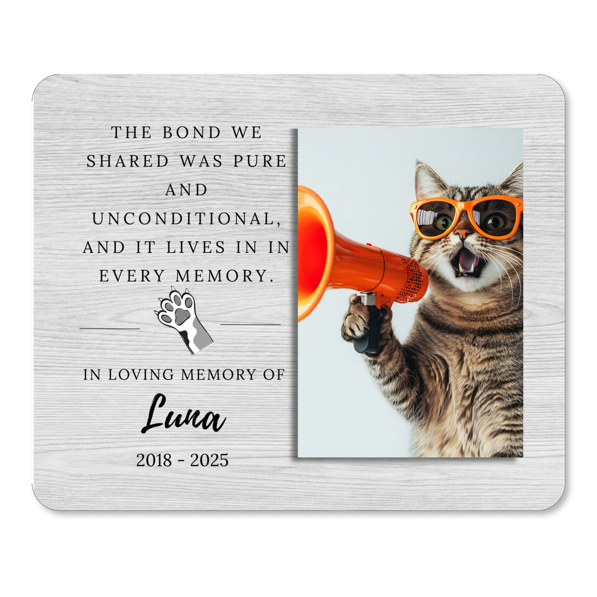Pet Memorial Gift, Personalized Pet Owner Photo Board, Custom Pet Owner Picture Board, Pet Loss Keepsake, Sympathy Photo Gift Custom Gift personalized photo board — image 1 of 13