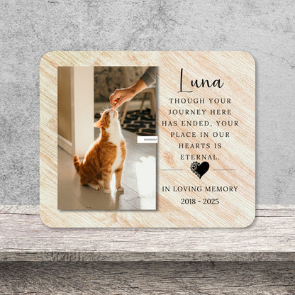 Pet Loss Gift, Personalized Pet Owner Photo Board, Custom Pet Owner Picture Board, Pet Loss Keepsake, Sympathy Photo Gift Unique Photo Decor personalized photo board — image 11 of 13