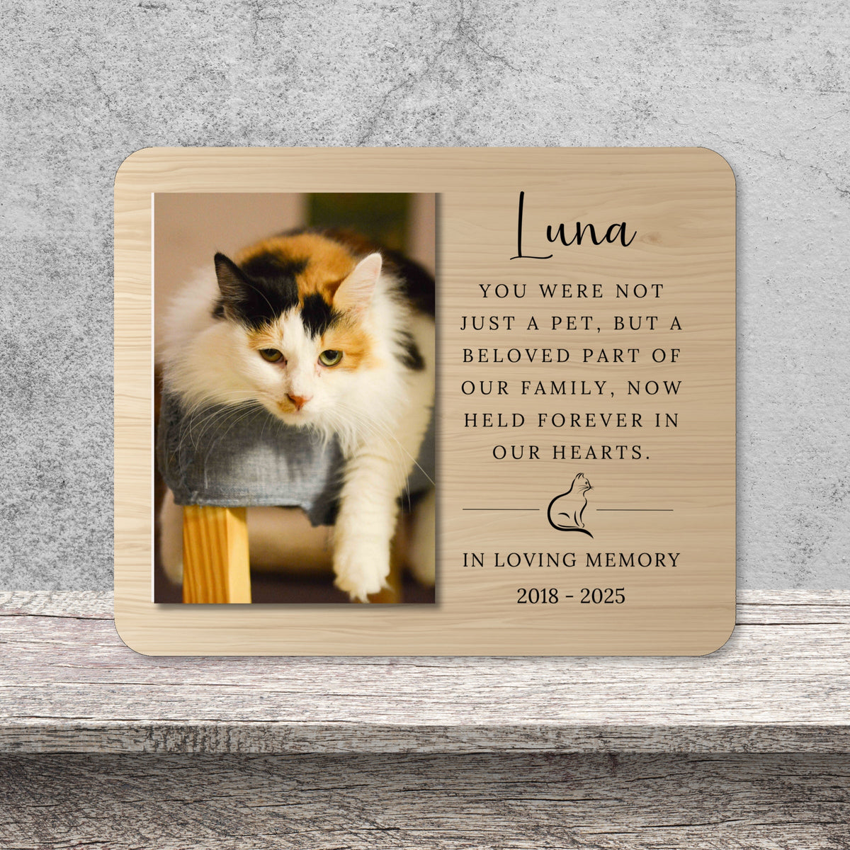 Sympathy Gift, Personalized Pet Owner Photo Board, Custom Pet Owner Picture Board, Remembrance Photo Gift, Sympathy Photo Gift Custom Gift personalized photo board — image 9 of 13