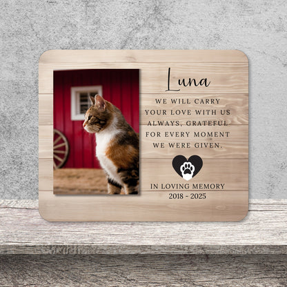 Sympathy Gift, Personalized Pet Owner Photo Board, Custom Pet Owner Picture Board, Remembrance Photo Gift, Sympathy Photo Gift Custom Gift personalized photo board — image 12 of 13