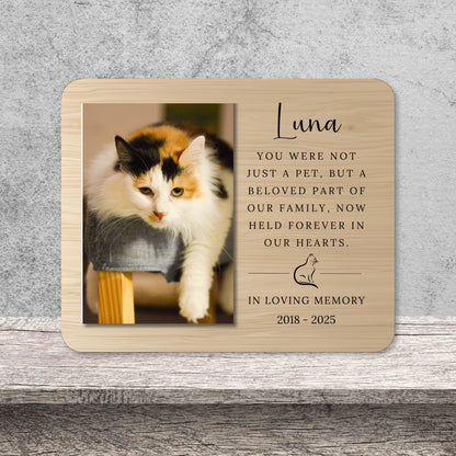 In Memory Gift, Personalized Pet Owner Photo Board, Custom Pet Owner Picture Board, Remembrance Photo Gift, Sympathy Photo Gift Custom Gift personalized photo board — image 9 of 13