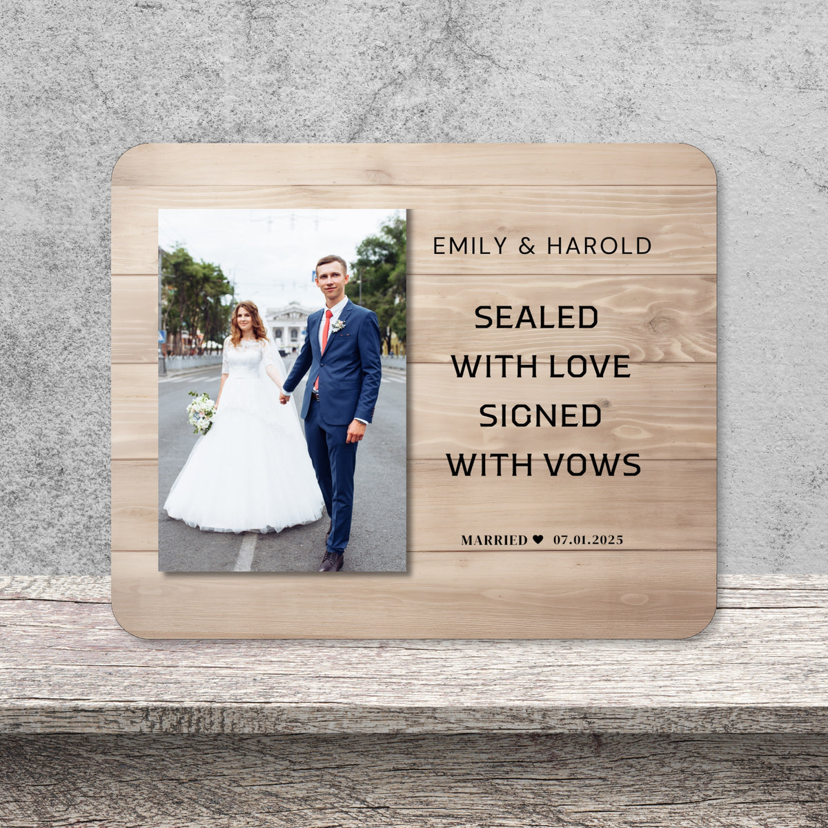 Wedding Keepsake, Personalized Couple Photo Board, Custom Couple Picture Board, Wedding Photo Keepsake, Wedding Personalized Photo Gift personalized photo board — image 13 of 13