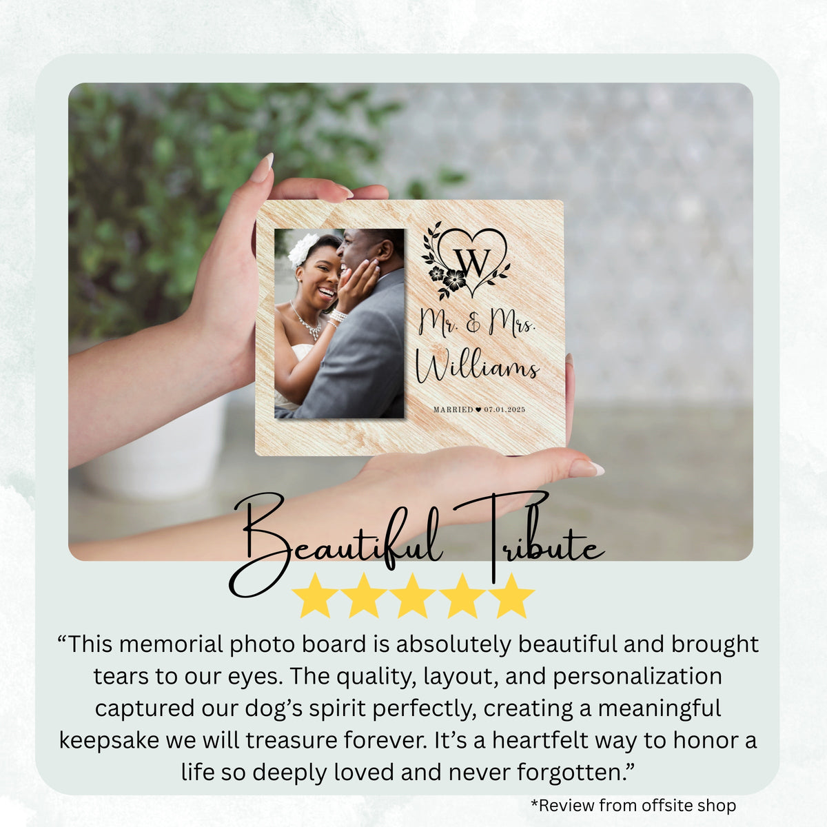 Couple Gift, Personalized Couple Photo Board, Custom Couple Picture Board, Wedding Photo Keepsake, Wedding Personalized Photo Gift personalized photo board — image 8 of 13