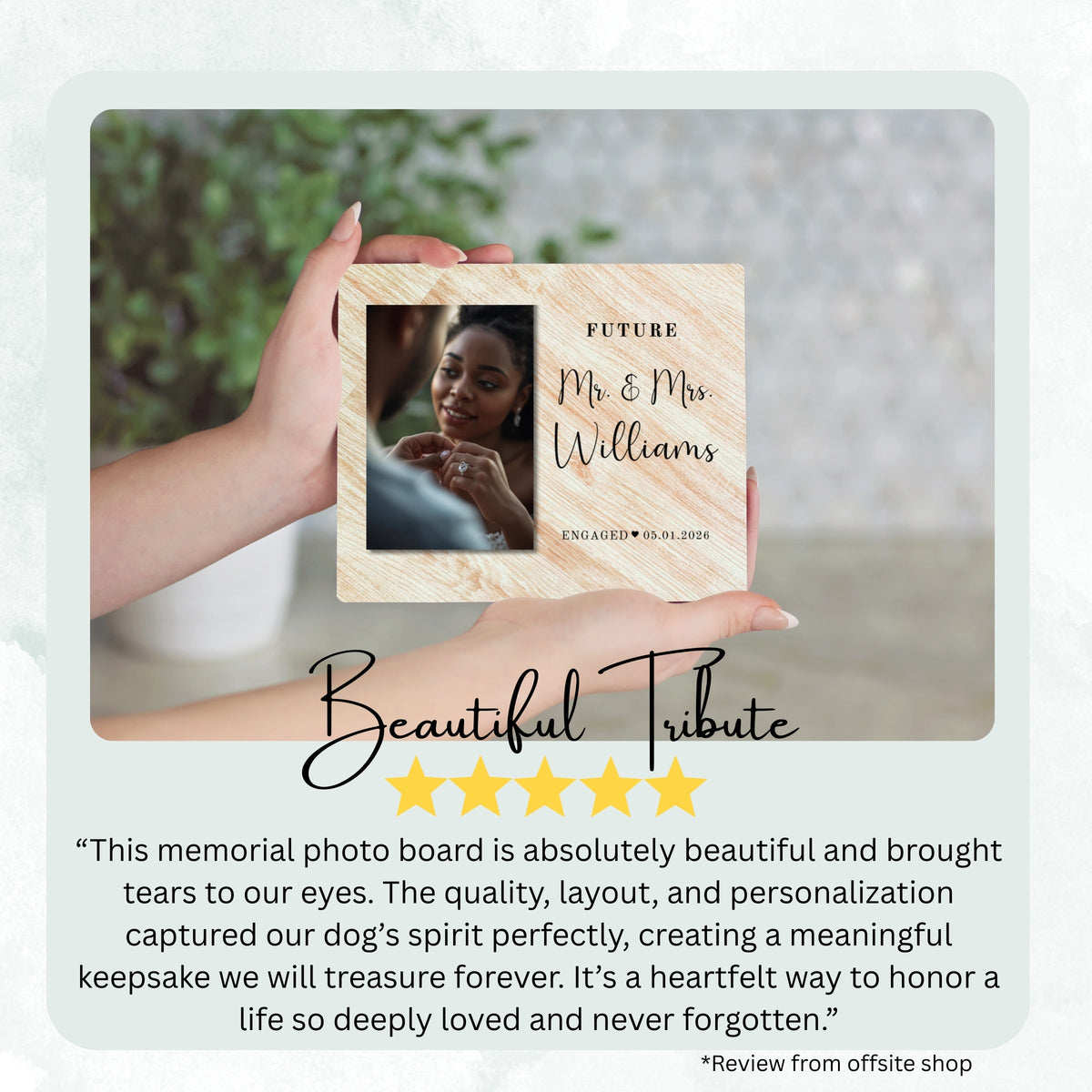 Engagment Gift, Personalized Couple Photo Board, Custom Couple Picture Board, Wedding Photo Keepsake, Engagement Personalized Photo Gift personalized photo board — image 8 of 13