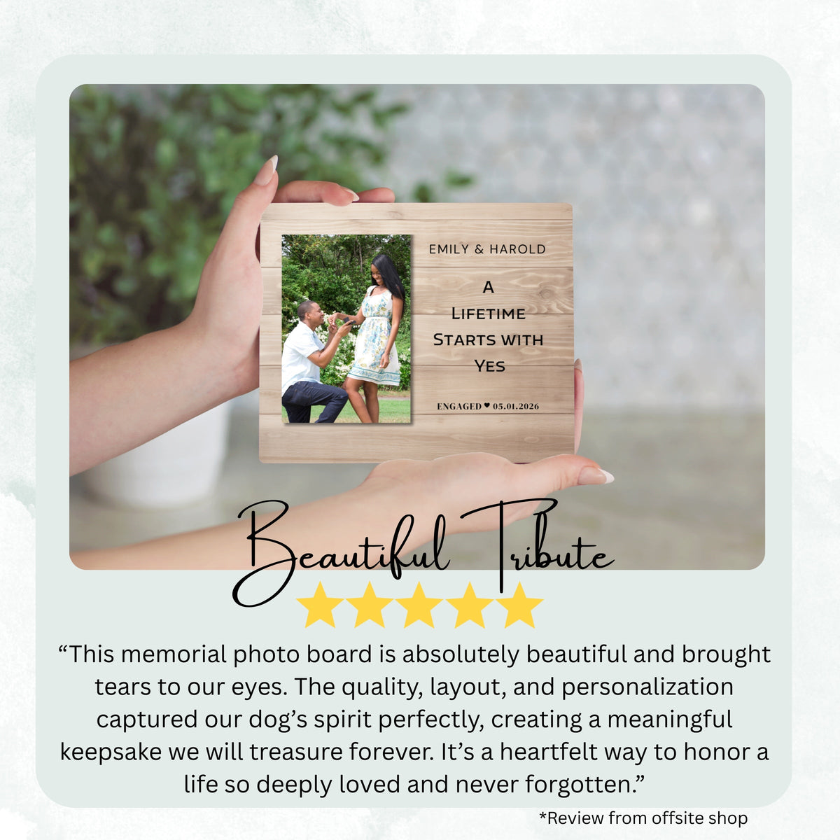 Engagement Gift, Personalized Couple Photo Board, Custom Couple Picture Board, Wedding Photo Keepsake, Engagement Personalized Photo Gift personalized photo board — image 8 of 13