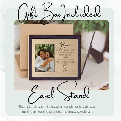 Photo Gift For Mom, Personalized Mom Photo Board, Custom Mom Picture Board, Family Photo Keepsake, Mother's Day Gift Personalized Photo Gift personalized photo board — image 5 of 13