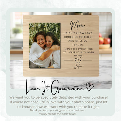 Photo Gift For Mom, Personalized Mom Photo Board, Custom Mom Picture Board, Family Photo Keepsake, Mother's Day Gift Personalized Photo Gift personalized photo board — image 6 of 13