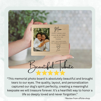 Photo Gift For Mom, Personalized Mom Photo Board, Custom Mom Picture Board, Family Photo Keepsake, Mother's Day Gift Personalized Photo Gift personalized photo board — image 8 of 13