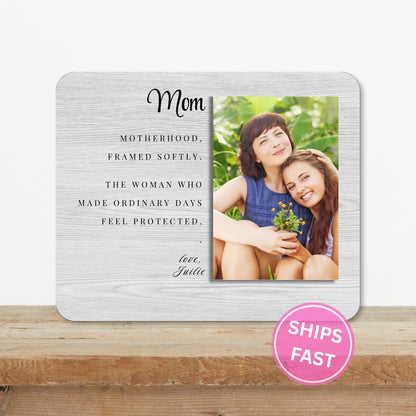 Family Gift, Personalized Mom Photo Board, Custom Mom Picture Board, Family Photo Keepsake, Mother's Day Gift Personalized Photo Gift personalized photo board — image 2 of 13