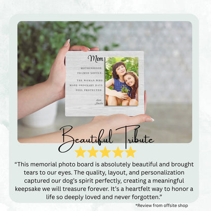 Family Gift, Personalized Mom Photo Board, Custom Mom Picture Board, Family Photo Keepsake, Mother's Day Gift Personalized Photo Gift personalized photo board — image 8 of 13