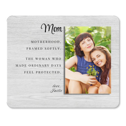 Family Gift, Personalized Mom Photo Board, Custom Mom Picture Board, Family Photo Keepsake, Mother's Day Gift Personalized Photo Gift personalized photo board — image 1 of 13