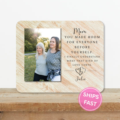 Gift For Mom, Personalized Mom Photo Board, Custom Mom Picture Board, Family Photo Keepsake, Mother's Day Gift Personalized Photo Gift personalized photo board — image 2 of 13